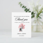 Balise personnalisée Merci de mariage préféré (Debout devant)