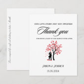 Balise personnalisée Merci de mariage préféré (Devant / Derrière)