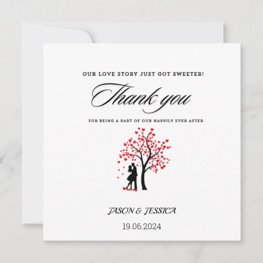 Balise personnalisée Merci de mariage préféré (Devant)