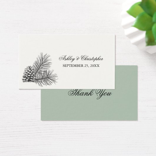 Balise Pine Cone Rustique Wedding Favor (Bureau)