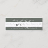 Balise Prix carte de visite - Spa de beauté (Dos)