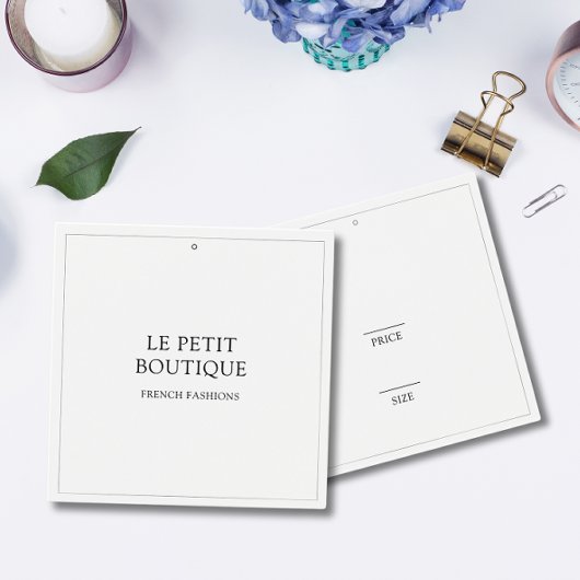 Balise Prix de couture Carré de la Boutique Vêteme