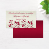Balise Rouge et ivoire Fleur mariage Favor (Bureau)
