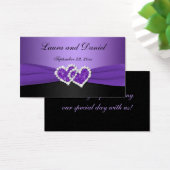 Balise Rouge et Noir Coeurs associés Mariage Favor (Bureau)