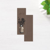 Balise Rustique Mason Jar & Fleur sauvage Favorise (Bureau)