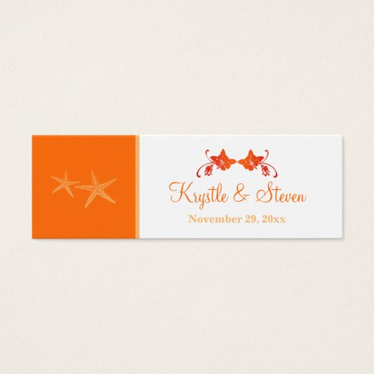 Balise sable, orange, blanc Tropical Beach Favoris (Devant)