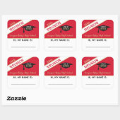 Balise Sticker Nom de réunion de classe personnali (Feuille)