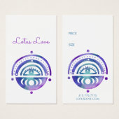 Balise Taille du prix de l'étiquette Balise Taille (Devant & derrière)