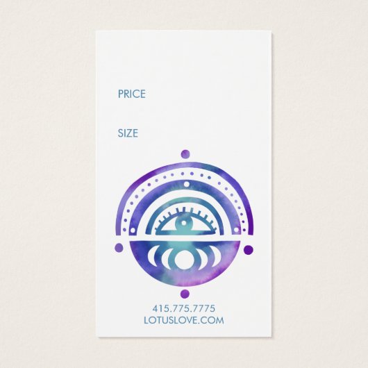 Balise Taille du prix de l'étiquette Balise Taille (Dos)