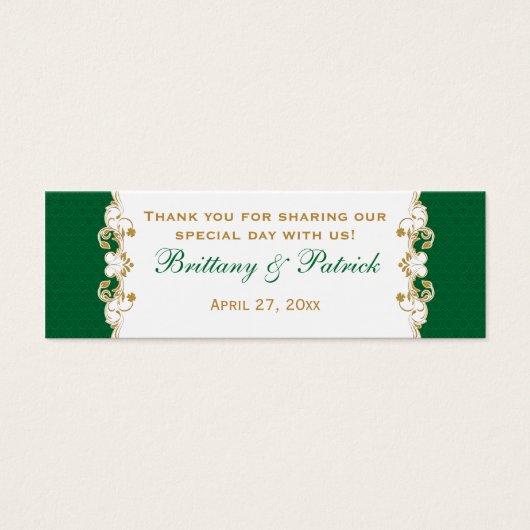 Balise verte blanche or, Shamrock préférée Balise  (Devant)