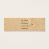 Balise vieille papier maigre hang (Dos)