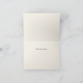 Balises blanches Carte de remerciements personnali (Intérieur)