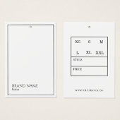 Balises Blanches Modernes (Devant & derrière)