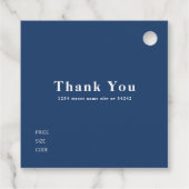 Balises Boho Hang, Étiquette de vêtements, Boutiqu (Dos)