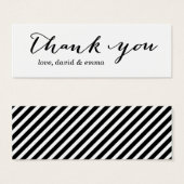 Balises Cadeau Merci Calligraphie simple (Devant & derrière)