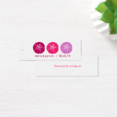 Balises cadeaux Berry Pink Sand Dollar (Bureau)