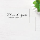 Balises-cadeaux de Merci de calligraphie simple (Bureau)