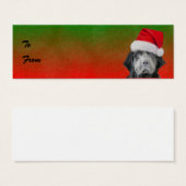 Balises cadeaux de Noël orageux (Devant & derrière)