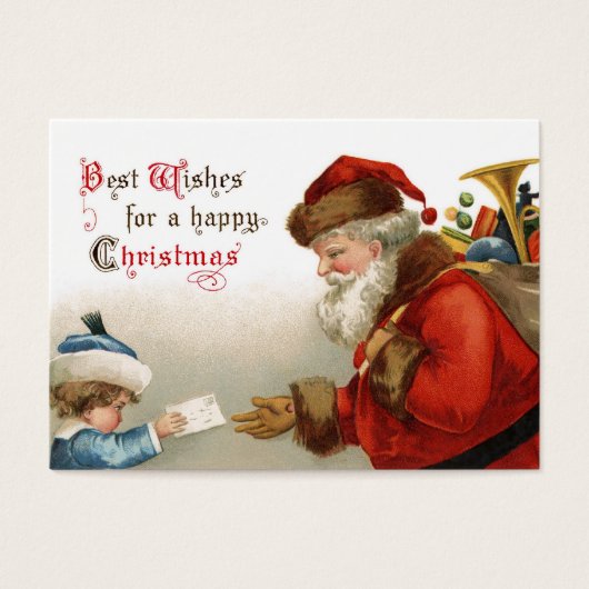 Balises cadeaux de Noël Vintage (Devant)