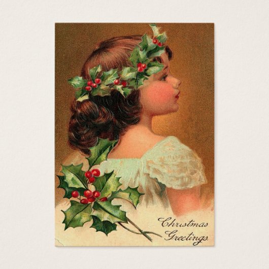 Balises cadeaux de Noël Vintage (Devant)