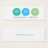 Balises cadeaux Dollar Sable (Devant & derrière)