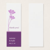 Balises cadeaux Lavender Flowers (Devant & derrière)