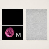 Balises cadeaux Mariage rose ou Plier une note (Devant & derrière)