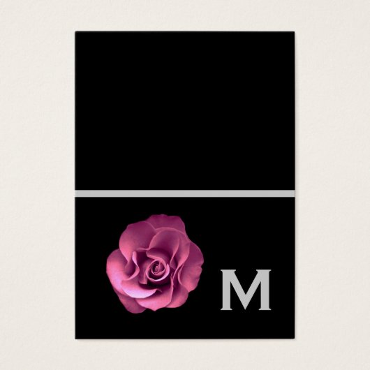 Balises cadeaux Mariage rose ou Plier une note (Devant)
