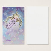 Balises cadeaux Sweet Angel Holiday (Devant & derrière)