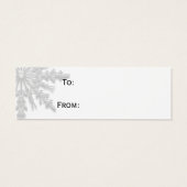 Balises cadeaux White Snowflake (Dos)