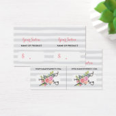 Balises Chic Ciseaux Argent Stripes et Rose Hang T (Bureau)