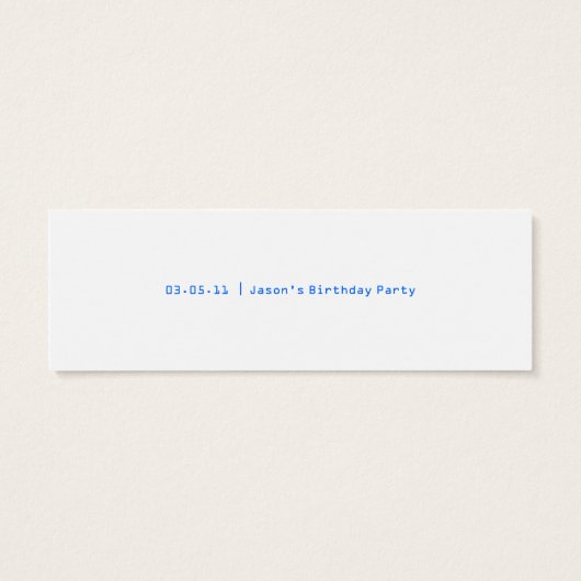 Balises de cadeaux Robot Thank (Dos)