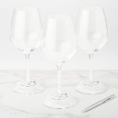 Balises de étiquette en verre de vin Bunco - Marqu (Lot)