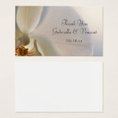 Balises de mariage pour l'élégance des orchidées b (Devant & derrière)