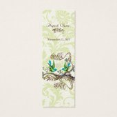 Balises de Mariage vintage Bird (Dos)