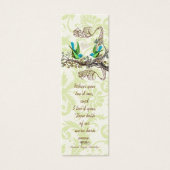 Balises de Mariage vintage Bird (Devant)