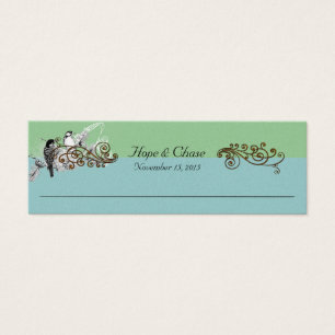 Balises de Mariage vintage Bird