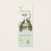 Balises de Mariage vintage Bird (Dos)