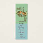 Balises de Mariage vintage Bird (Devant)
