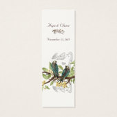 Balises de Mariage vintage Bird (Dos)