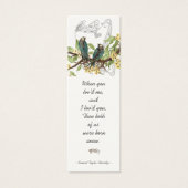 Balises de Mariage vintage Bird (Devant)