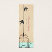 Balises de Mariage vintage Bird (Devant)
