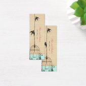 Balises de Mariage vintage Bird (Bureau)