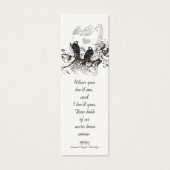Balises de Mariage vintage Bird (Devant)