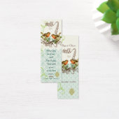 Balises de Mariage vintage Bird (Bureau)
