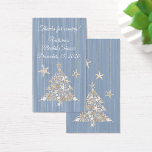 Balises de Merci Seashell Christmas Tree