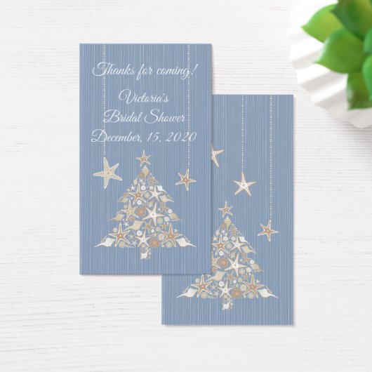 Balises de Merci Seashell Christmas Tree (Bureau)
