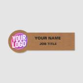 Balises de nom d'entreprise : Badges de nom d'empl (Devant)