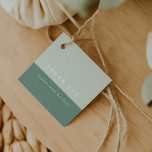 Balises de préférence du bloc de couleur de la int<br><div class="desc">Des étiquettes cadeaux minimalistes modernes avec une typographie audacieuse et un beau bloc vert menthe.</div>