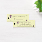 Balises de prix des marchandises (Fleurs violettes (Bureau)